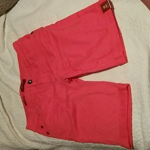 NWT Girls Coral Arizona Bermuda Shorts Size 12 reg.